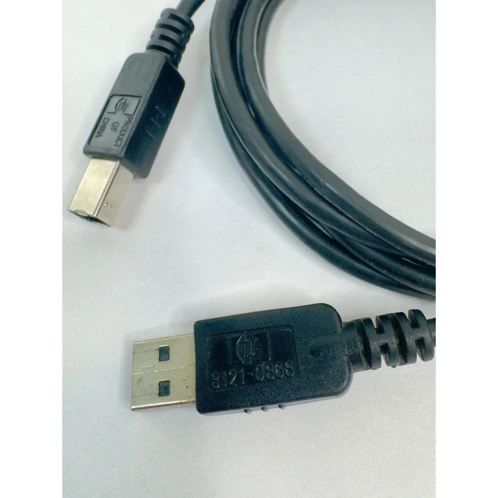 HP‎ USB Printer Cable 2.0 Interface Black 6ft 8121-0868
